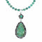 Native American Navajo Turquoise Sterling Silver Necklace NX12570