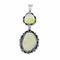 Genuine Mother Of Pearl Sterling Silver Navajo Pendant NX12575