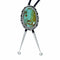Navajo Sterling Silver American Indian Turquoise Bolo Tie NX12596