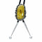 Genuine Navajo Native American Sterling Silver Amber Bolo Tie NX12586