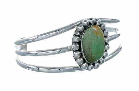 Genuine Navajo Turquoise Sterling Silver Cuff Bracelet NX12598