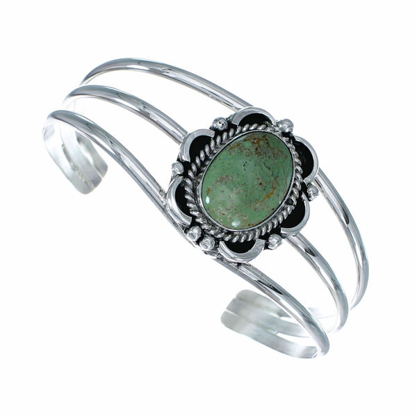 Genuine Navajo Turquoise Sterling Silver Cuff Bracelet NX12599