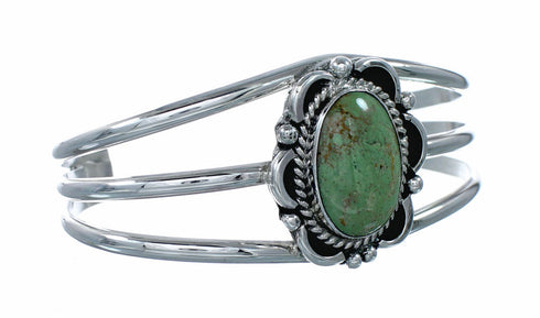 Genuine Navajo Turquoise Sterling Silver Cuff Bracelet NX12599