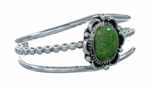 Genuine Navajo Turquoise Sterling Silver Cuff Bracelet NX12600