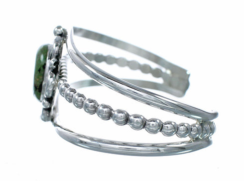 Genuine Navajo Turquoise Sterling Silver Cuff Bracelet NX12600