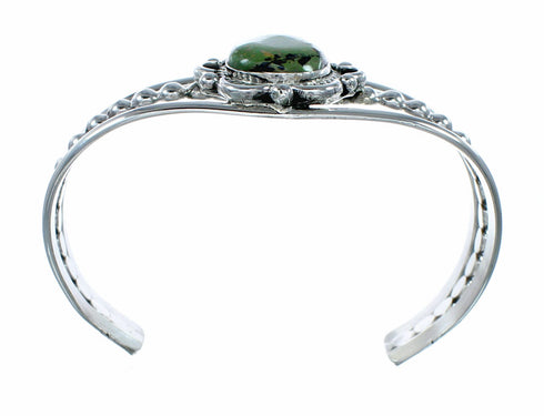 Genuine Navajo Turquoise Sterling Silver Cuff Bracelet NX12600