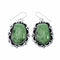 Navajo Turquoise Sterling Silver Hook Dangle Earrings Native American NX12606