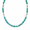Navajo Turquoise Sterling Silver Bead Necklace NX12632
