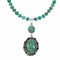 Sterling Silver Navajo Turquoise Necklace NX12646