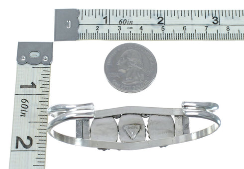 Navajo Turquoise Sterling Silver Cuff Bracelet NX12620