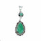 Genuine Navajo Turquoise Sterling Silver Pendant NX12626