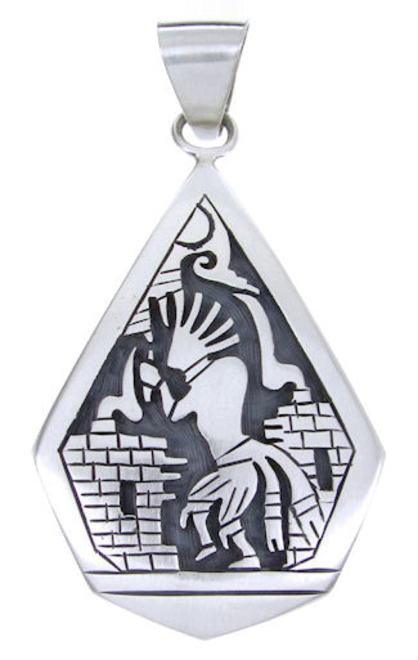 George Phillipis Native American Hopi Kokopelli Pendant YS64409
