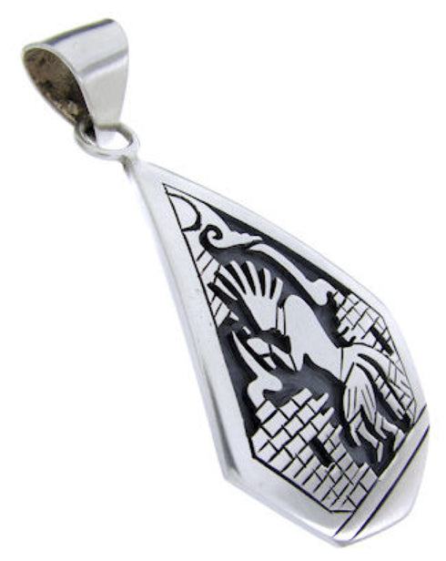 George Phillipis Native American Hopi Kokopelli Pendant YS64409