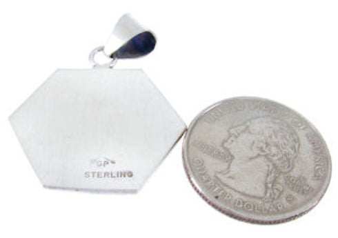 George Phillips Sterling Silver Native American Pendant AW65796