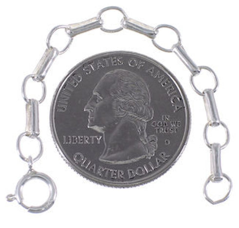 Sterling Silver Hoops Chain Extender For Your Necklace 13151