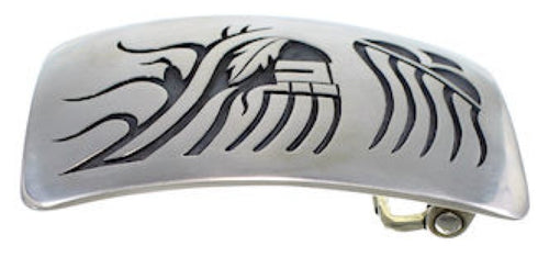 Red Bearded Kachina George Phillips Hopi Indian Belt Buckle YS62640