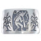 George Phillips Hopi Kokopelli Corn Stalk Silver Belt Buckle EX48136