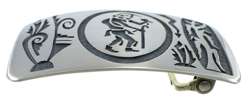 Hopi George Phillips Kachina Figure Corn Stalk Belt Buckle EX50319