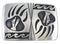 Native American G. Phillips Bear Paw Water Wave Belt Buckle EX50334