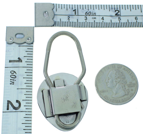 Authentic Sterling Silver Bear Paw Turquoise Navajo Key Chain NN20280