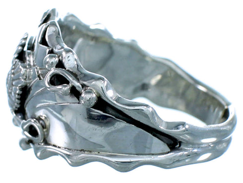 Eagle Native American Sterling Silver Jewelry Ring Size 13-3/4 SX108004