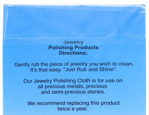 Super Buff Sterling Silver Gold Jewelry Polishing Cloth