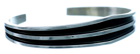 Navajo Genuine Sterling Silver Cuff Bracelet SX112434