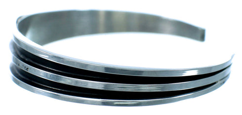 Navajo Genuine Sterling Silver Cuff Bracelet SX112434