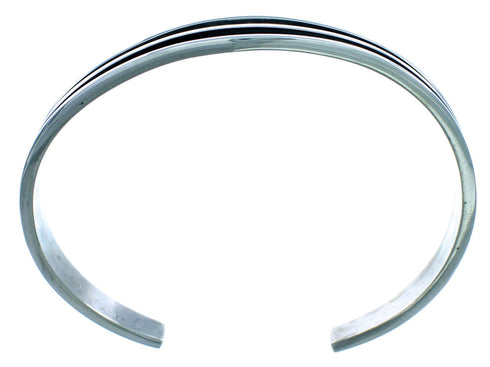 Navajo Genuine Sterling Silver Cuff Bracelet SX112434