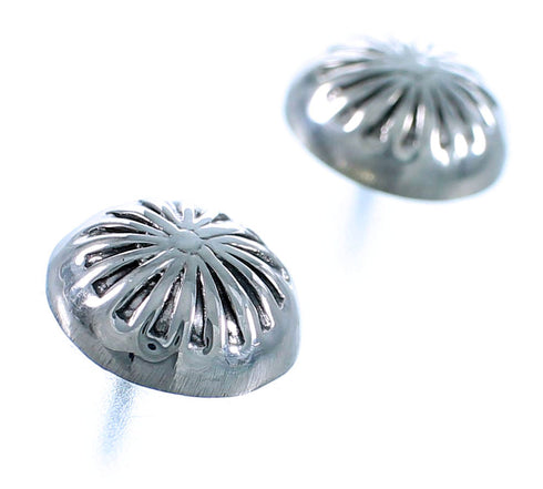 Navajo Sterling Silver Post Stud Earrings RX112453