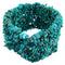 Kingman Turquoise Bead Stretch Bracelet NX12125