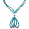 Southwest Multicolor Multistrand Bead Necklace RX114952