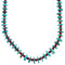 Southwest Genuine Sterling Silver Turquoise Coral Bead Necklace DX117028