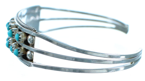 Sterling Silver Turquoise Zuni Indian Cuff NN20293
