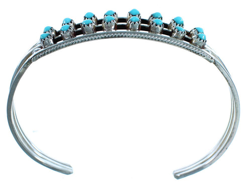 Sterling Silver Turquoise Zuni Indian Cuff NN20293