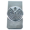Sterling Silver Man In The Maze Navajo Money Clip ZX116775