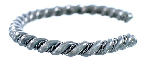Sterling Silver Navajo Baby Bracelet ZX116998