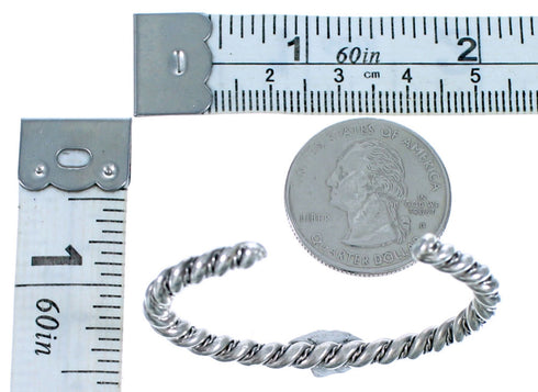 Sterling Silver Navajo Baby Bracelet ZX116998