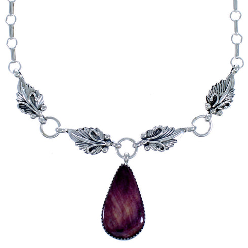 Onyx Navajo Genuine Sterling Silver Scalloped Leaf Ring Size 5-1/2 RX119000