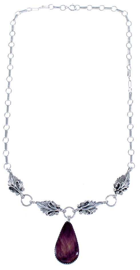 Onyx Navajo Genuine Sterling Silver Scalloped Leaf Ring Size 5-1/2 RX119000