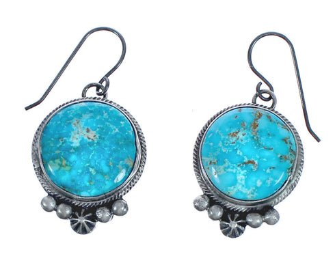 Sterling Silver Turquoise Navajo Bead Necklace Set BX118910