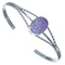 Pink Opal Genuine Sterling Silver Navajo Indian Cuff Bracelet RX119296