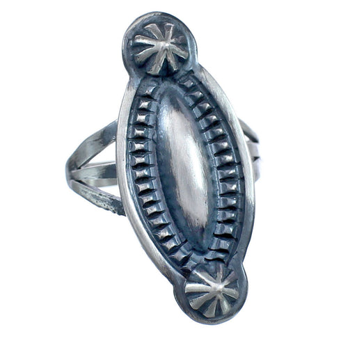 Native American Genuine Steling Silver Ring Size 5 BX118944