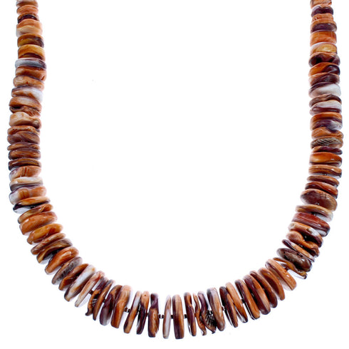 Genuine Sterling Silver Oyster Shell Bead Necklace RX119210