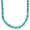 Sterling Silver Turquoise Southwestern Wheel Bead Necklace BX119554