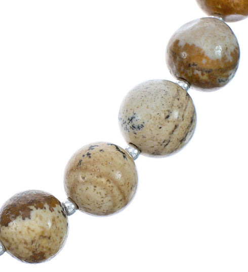 Picture Rock Southwestern Sterling Silver Bead Necklace BX120620