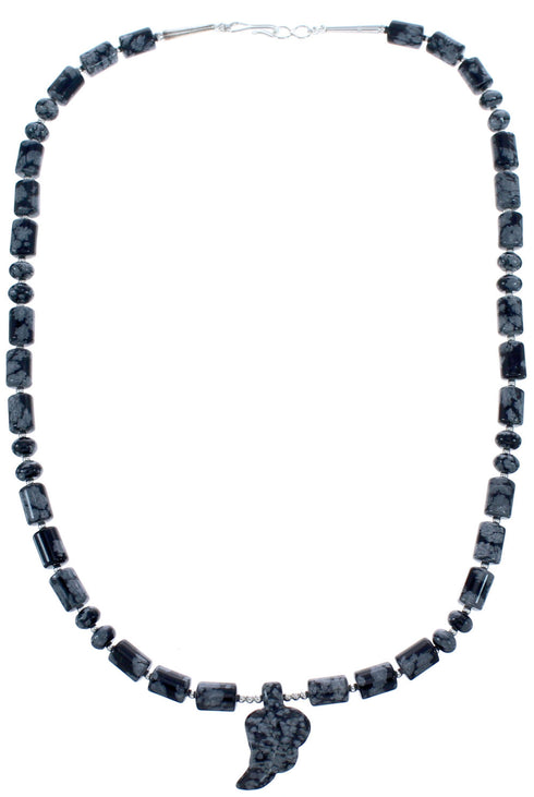 Sterling Silver Agate Leaf Bead Necklace KX120892