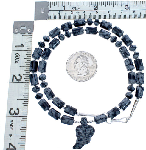 Sterling Silver Agate Leaf Bead Necklace KX120892