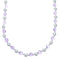 Sterling Silver And Amethyst Bead Necklace AX121647