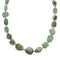 Southwest Turquoise Sterling Silver Bead Necklace JX121534